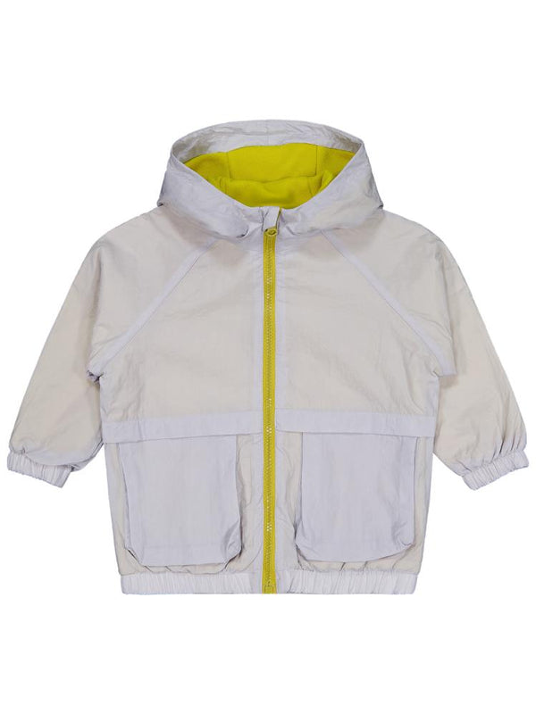 Civil Boys Ready Baskılı Torba Cepli 2-5 Yaş Yağmurluk - Gri