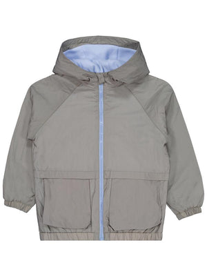 Civil Boys Ready Baskılı Torba Cepli 6-9 Yaş Yağmurluk - Haki