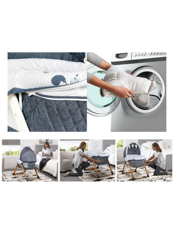 Kiwi Sleeper Portatif Anne Yanı Beşik - Kahverengi