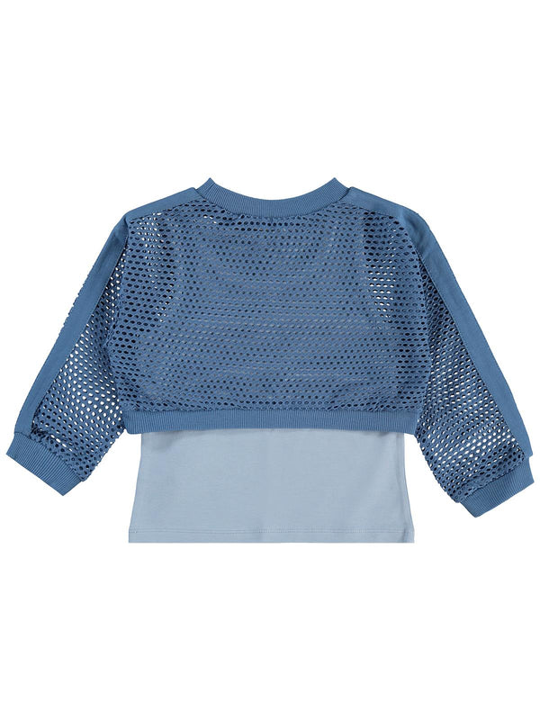 Civil Girls File Atletli 2-5 Yaş Sweatshirt - Yeşil