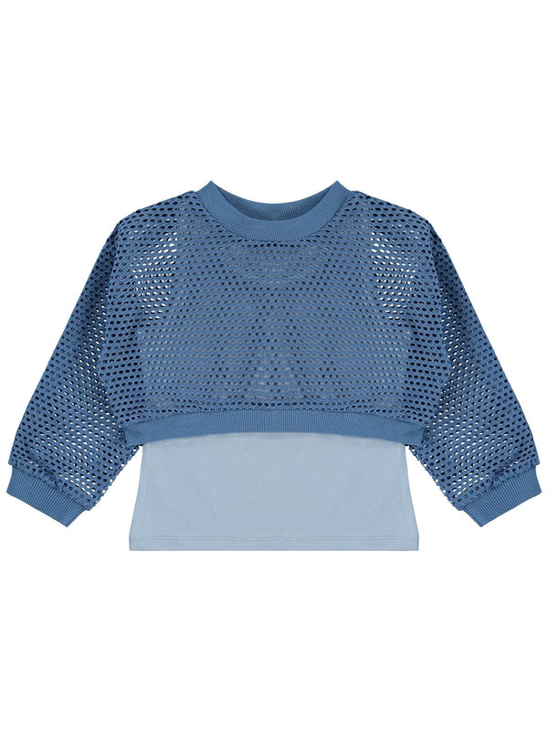 Civil Girls File Atletli 2-5 Yaş Sweatshirt - Yeşil