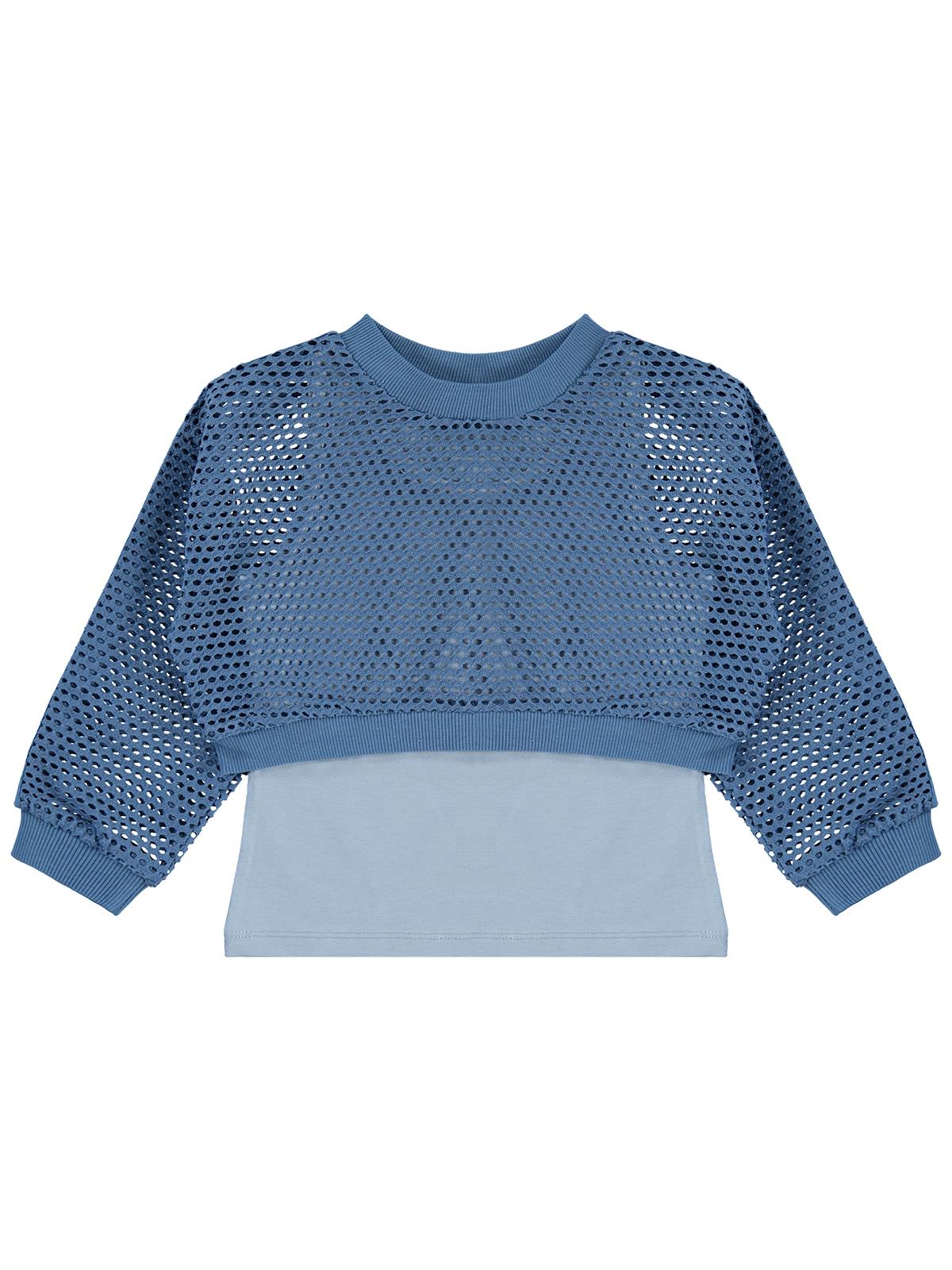 Civil Kız Çocuk File Atletli Sweatshirt | Likralı Süprem Uzun Kol | Okul Kreş ve Günlük Kullanım - Yeşil