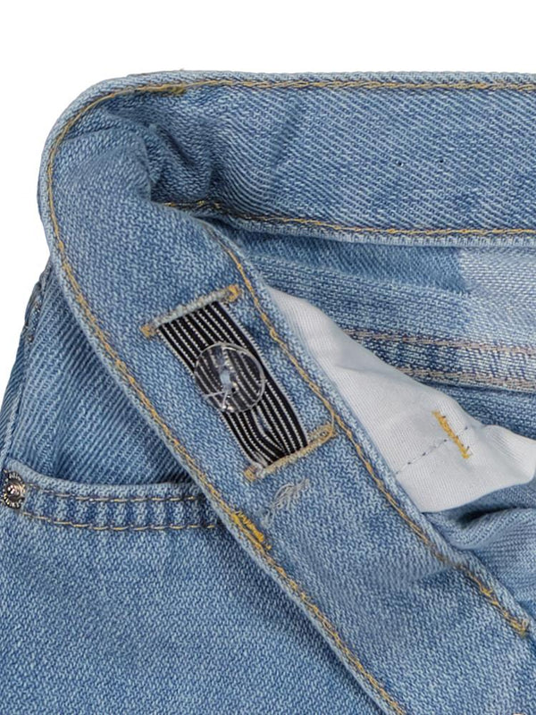 Civil Girls Ekose Desenli 10-13 Yaş Şort - Mavi