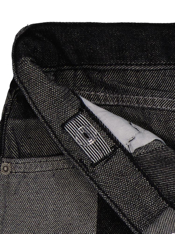 Civil Girls Ekose Desenli 6-9 Yaş Şort - Siyah