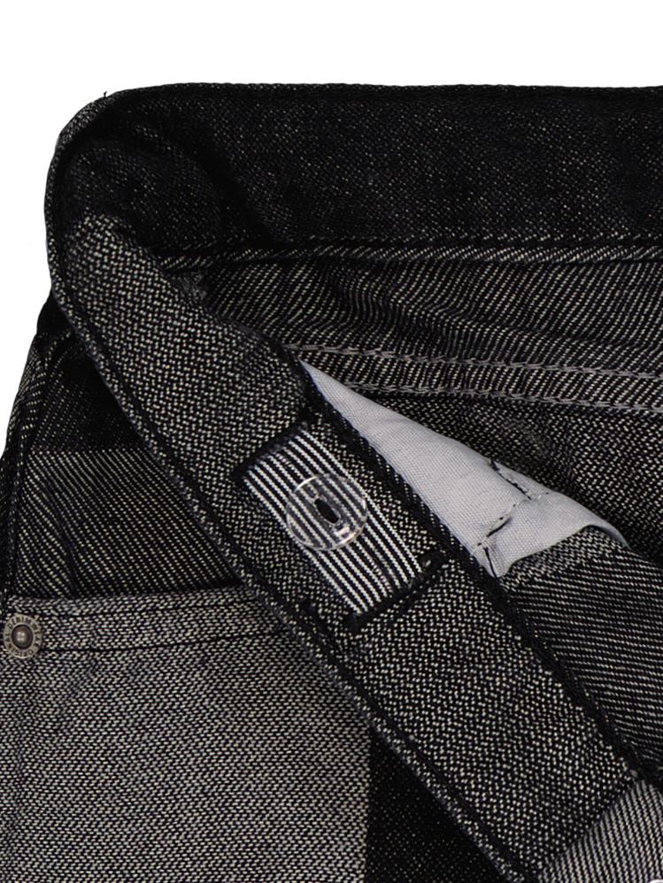 Civil Girls Ekose Desenli 6-9 Yaş Şort - Siyah