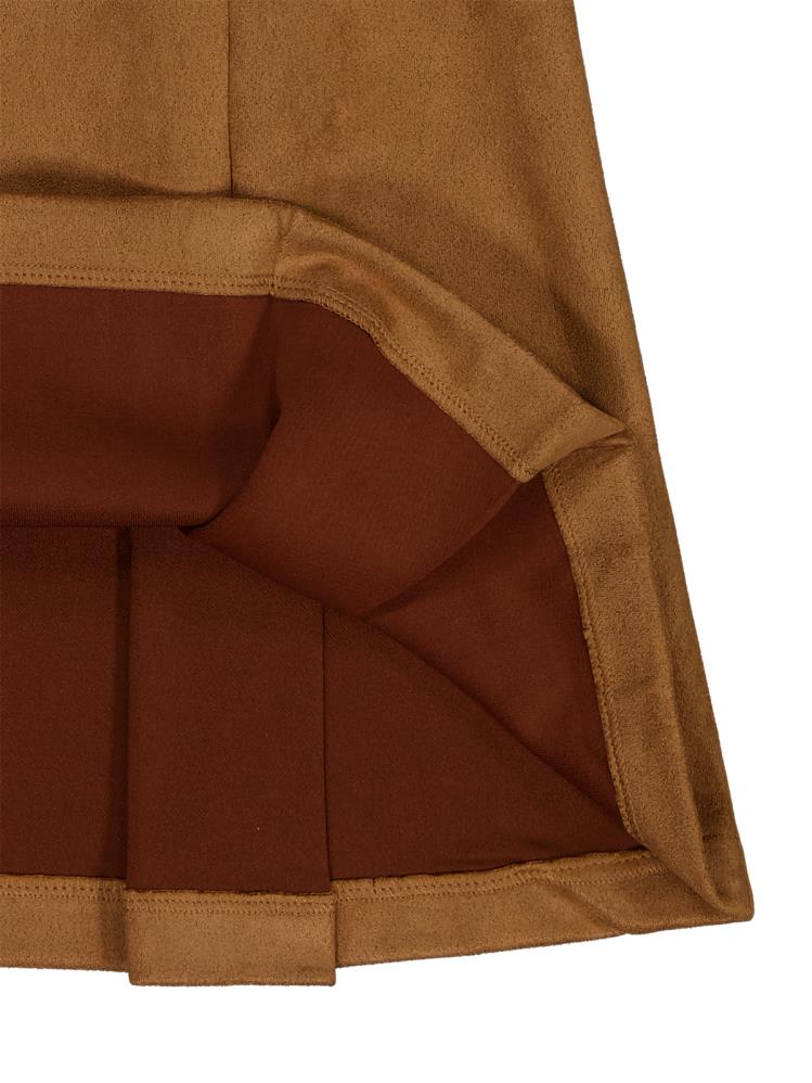 Civil Girls 2-5 Yaş Elbise - Kahverengi