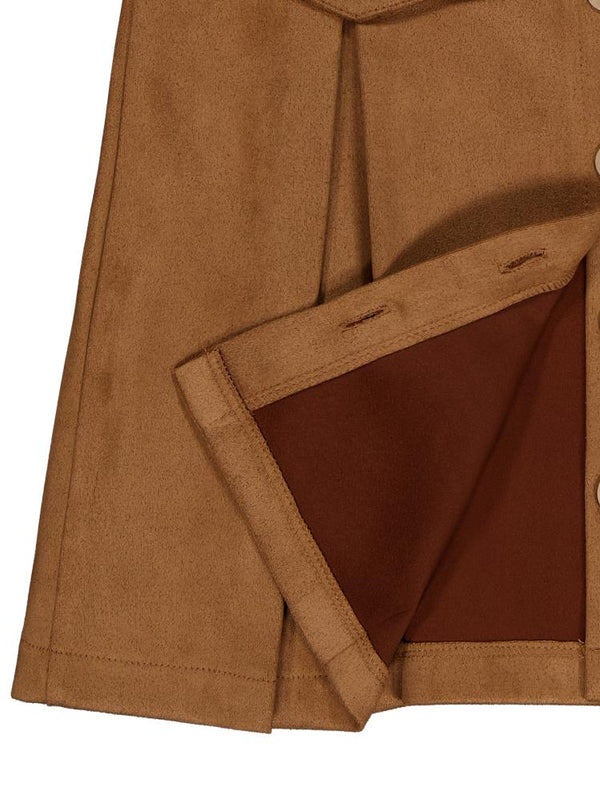 Civil Girls 6-9 Yaş Etek - Kahve