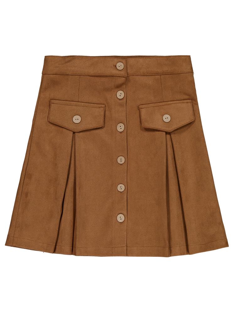 Civil Girls 6-9 Yaş Etek - Kahve