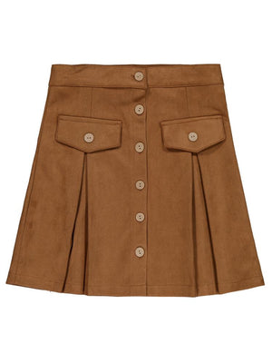 Civil Girls 6-9 Yaş Etek - Kahve