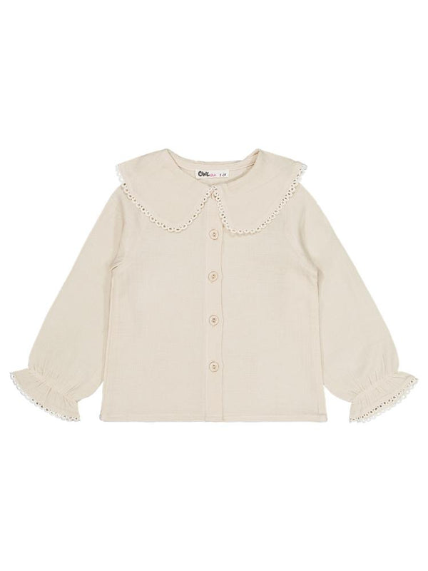 Civil Girls 2-5 Yaş Elbise - Kahverengi