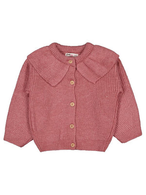 Civil Girls Yakalı 2-5 Yaş Hırka - Pembe