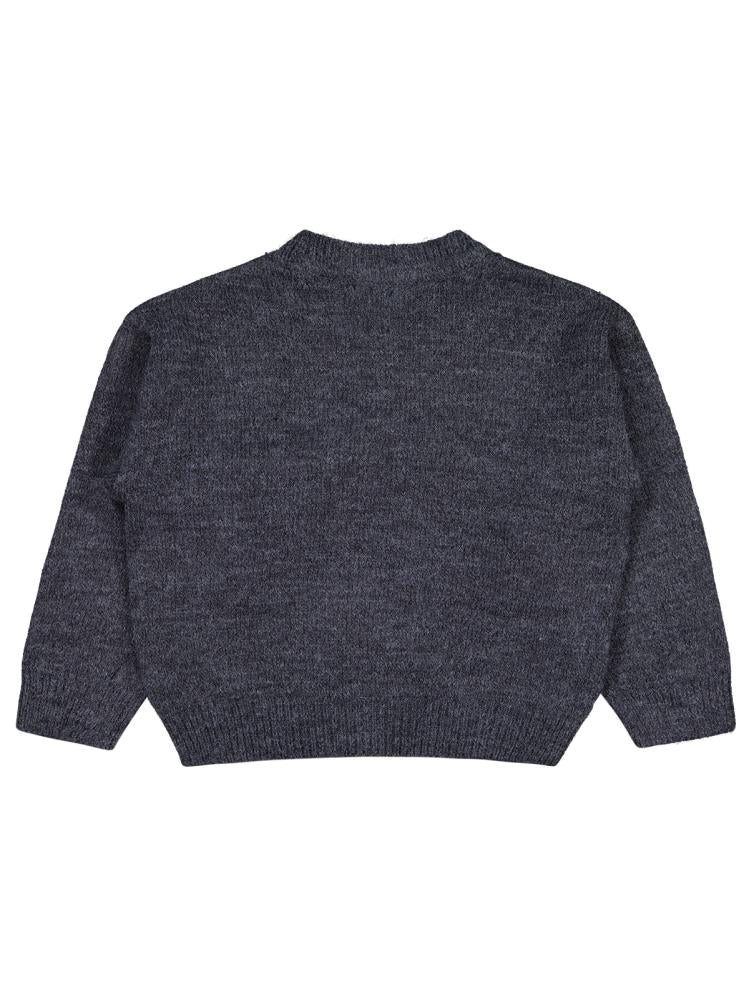 Civil Girls Unicıorn Desenli 2-5 Yaş Kazak - Gri