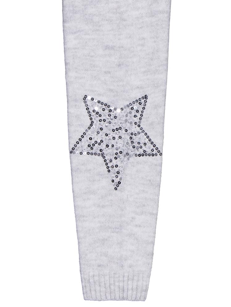 Civil Girls Yıldızlı Taş Baskılı 10-13 Yaş Hırka - Gri