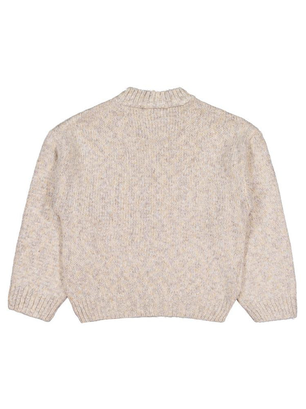 Civil Girls Örgü Desenli 10-13 Yaş Kazak - Gri