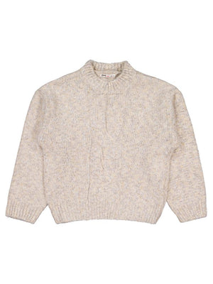 Civil Girls Örgü Desenli 10-13 Yaş Kazak - Gri