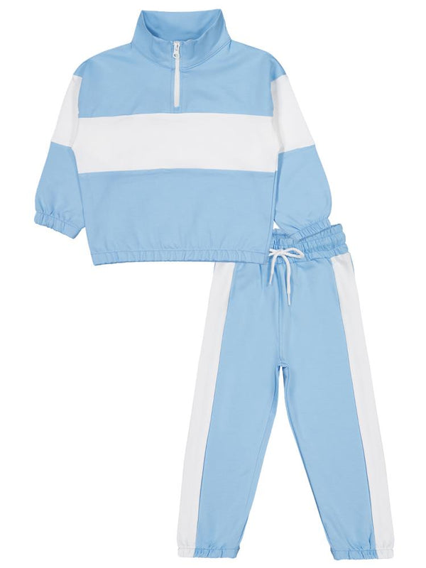 Civil Girls Parçalı 2-5 Yaş Eşofman Takımı - Mavi