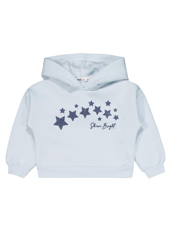 Civil Girls Yıldızlar Baskılı 2-5 Yaş Eşofman Takımı - Mavi