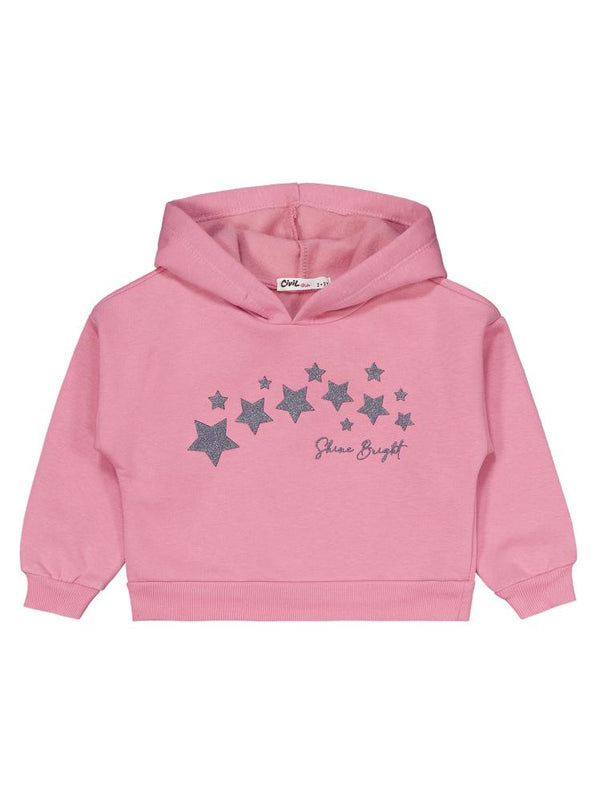 Civil Girls Yıldızlar Baskılı 2-5 Yaş Eşofman Takımı - Pembe