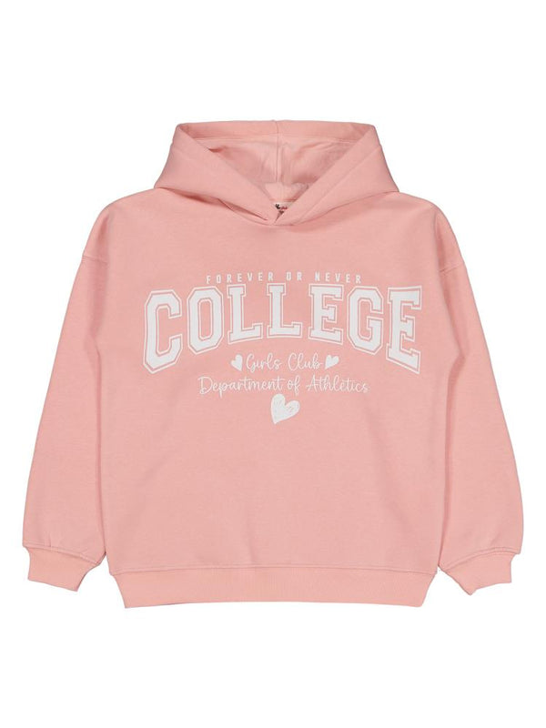 20252178 Civil Girls Collage Baskılı 10-13 Yaş Eşofman Takımı - Pembe