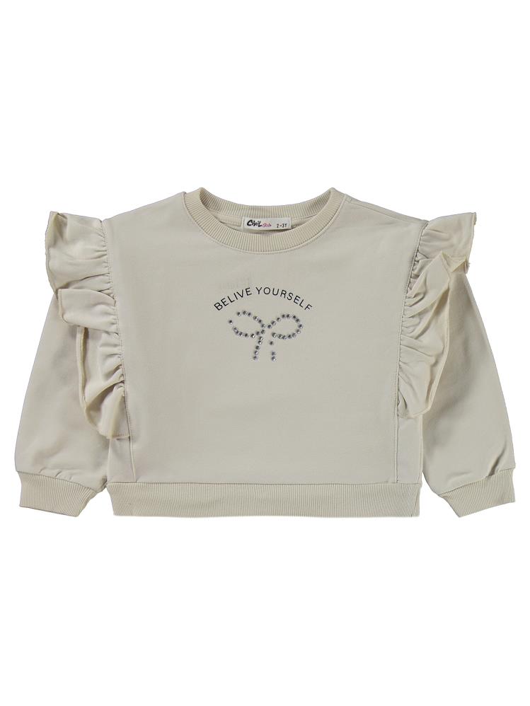 Civil Girls Belive Yourself 2-5 Yaş Eşofman Takımı - Bej
