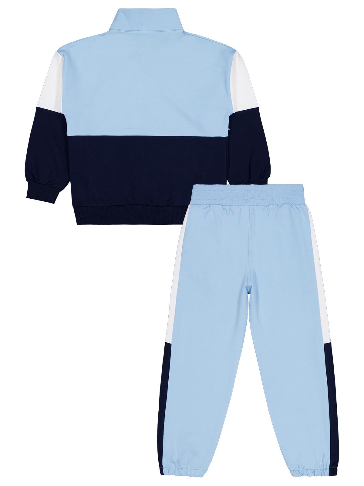 Civil Girls Kalp Nakışlı 6-9 Yaş Eşofman Takımı - Mavi