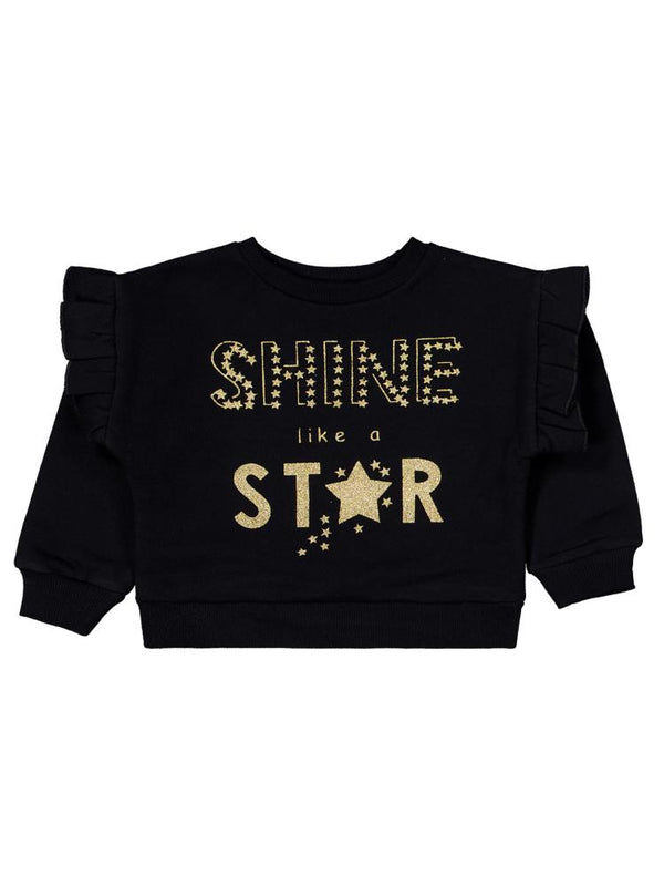 Civil Girls Shıne Star Baskılı 2-5 Yaş Eşofman Takımı - Siyah