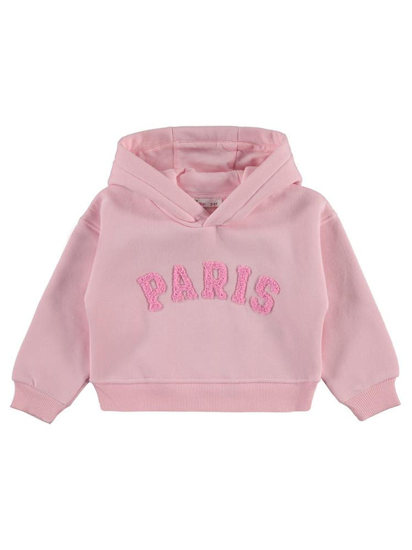 Civil Girls Paris Nakışlı 2-5 Yaş Eşofman Takımı - Pembe