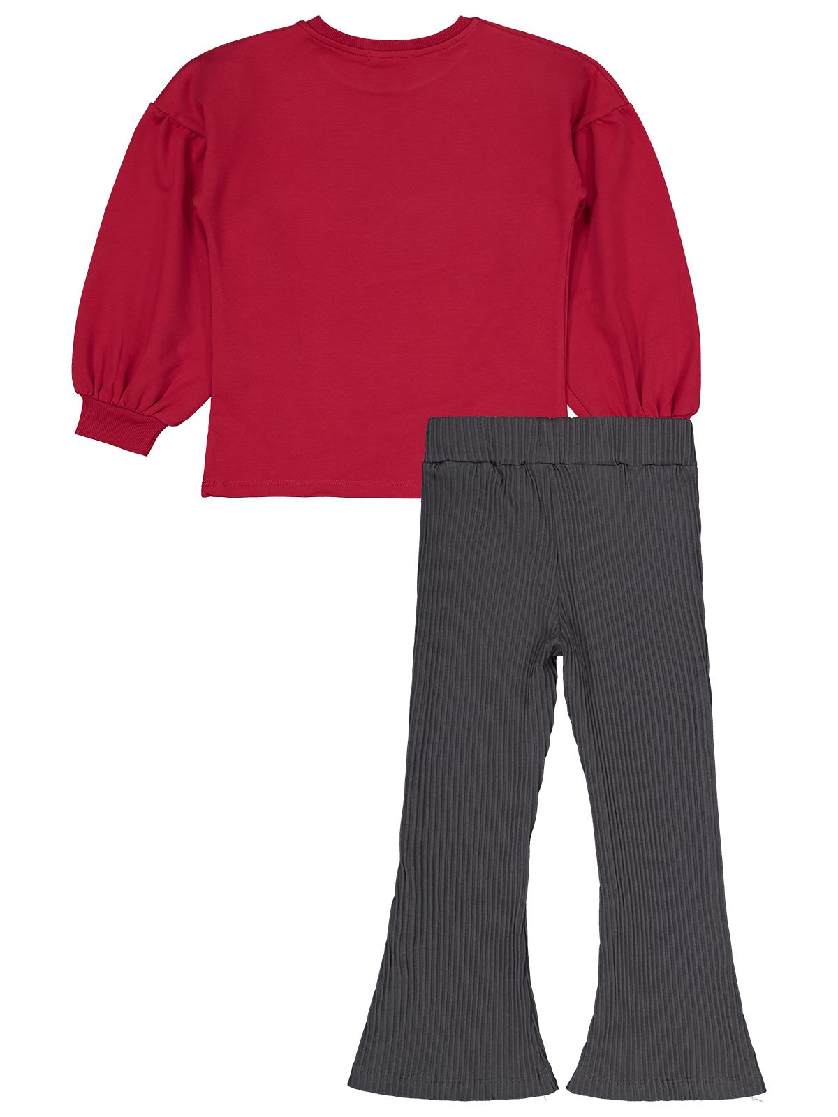 Civil Girls Bolon Kol  6-9 Yaş Takım - Kırmızı