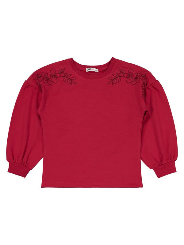 Civil Girls Bolon Kol  6-9 Yaş Takım - Kırmızı