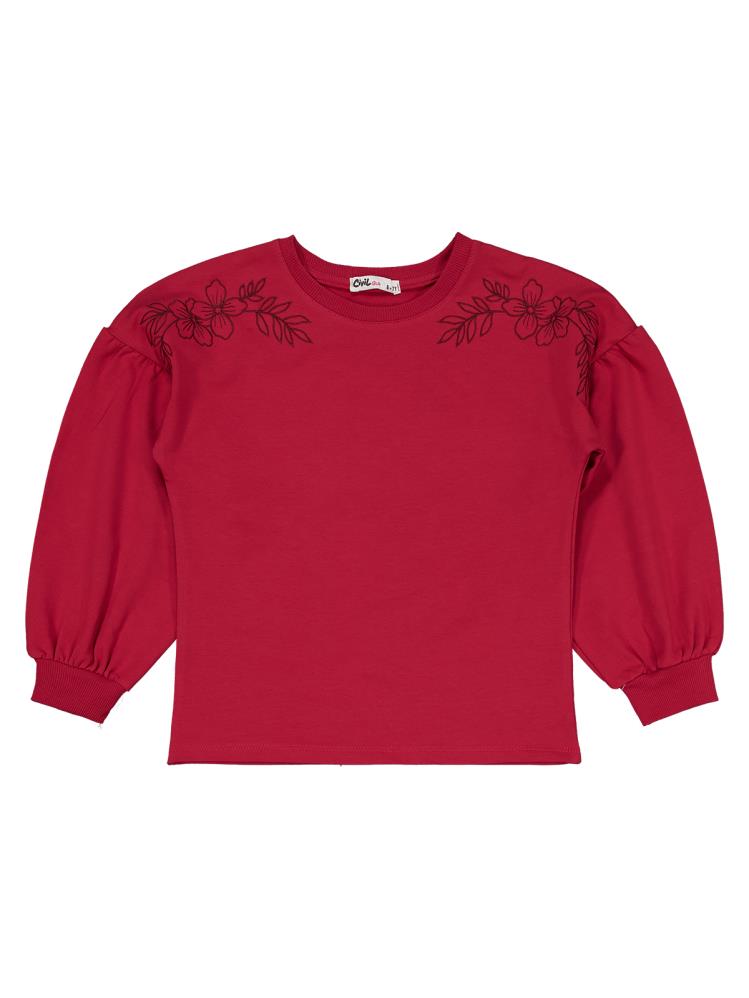 Civil Girls Bolon Kol  6-9 Yaş Takım - Kırmızı