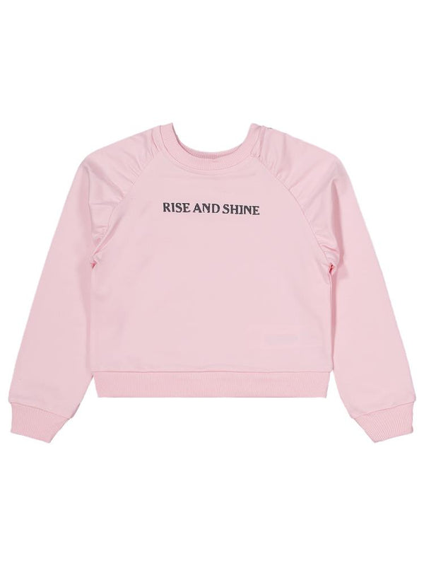 Civil Girls Rıse And Shıne Baskılı 2-5 Yaş Eşofman Takımı - Pudra