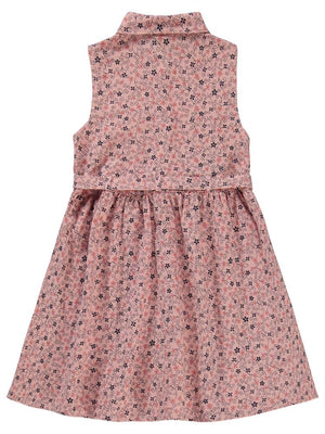 Civil Girls Karışık Desenli 6-9 Yaş Elbise - Pembe