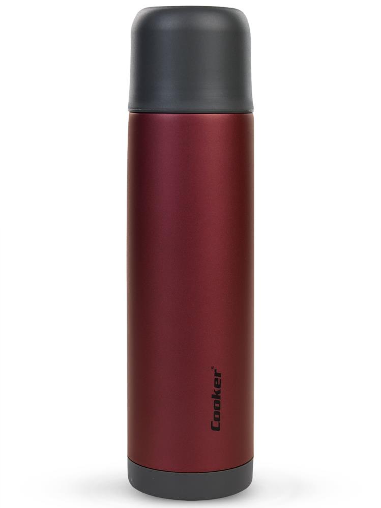 Cooker Çelik Termos 0,75 lt - Kırmızı