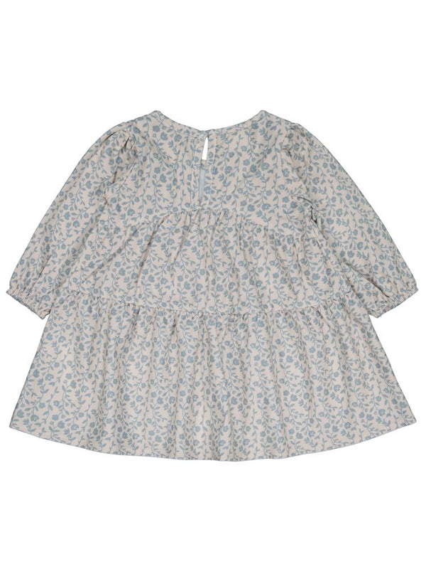 Civil Baby Çiçek Baskılı 6-18 Ay Elbise - Mavi