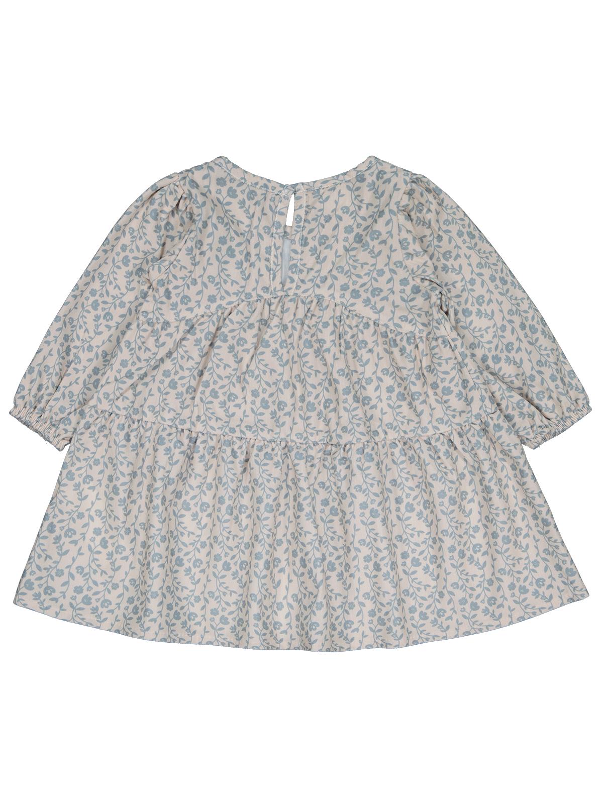 Civil Baby Çiçek Baskılı 6-18 Ay Elbise - Mavi
