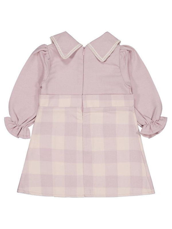 Civil Baby Kurdeleli 6-18 Ay Elbise - Lila