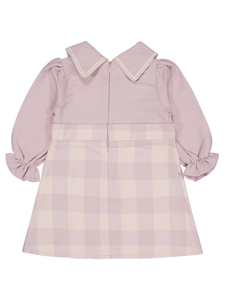 Civil Baby Kurdeleli 6-18 Ay Elbise - Lila