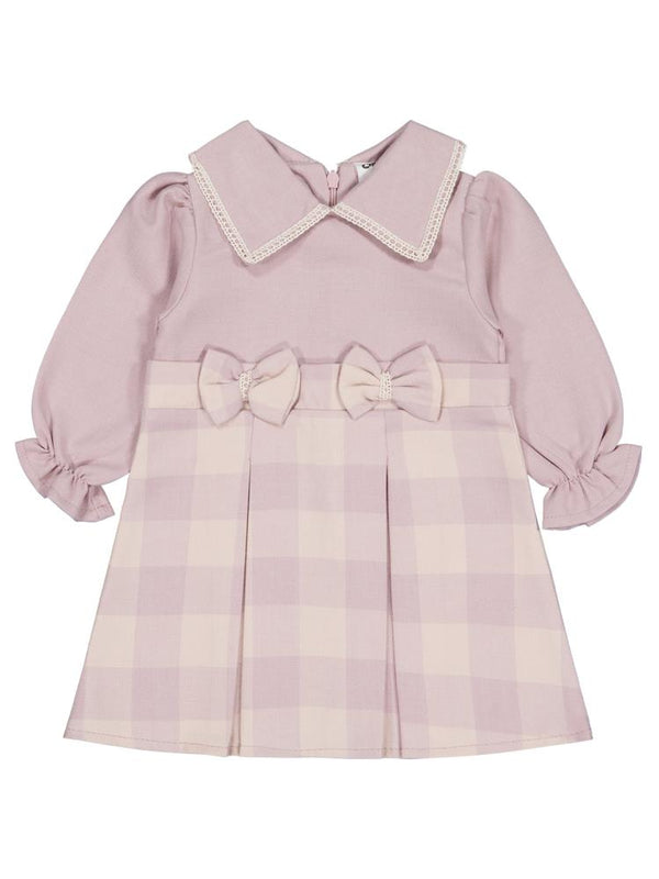 Civil Baby Kurdeleli 6-18 Ay Elbise - Lila