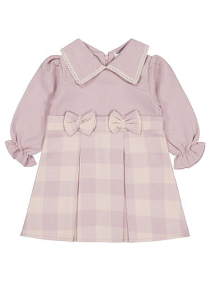 Civil Baby Kurdeleli 6-18 Ay Elbise - Lila