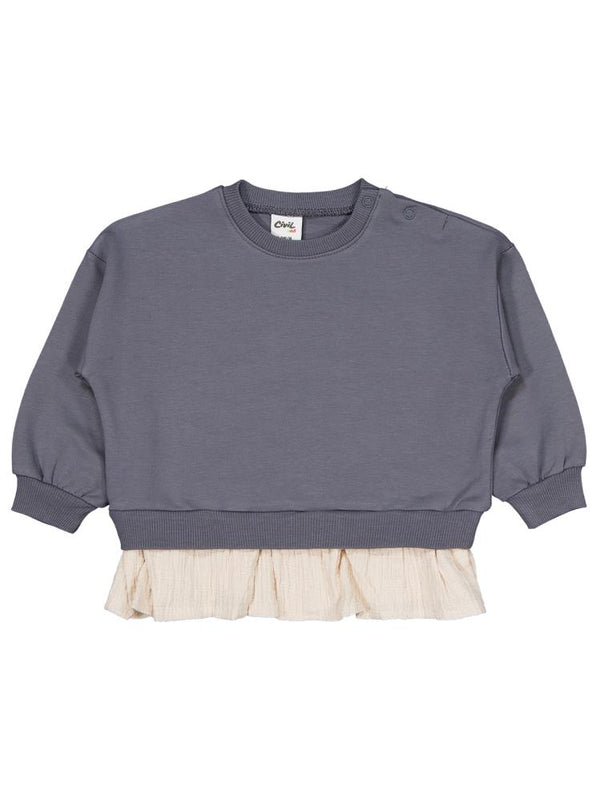 Civil Baby Çıkma Detaylı 6-18 Ay Takım - Gri