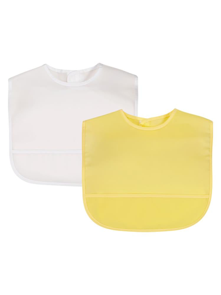 Civil Baby Düz 2 Li Mama Önlüğü - Beyaz