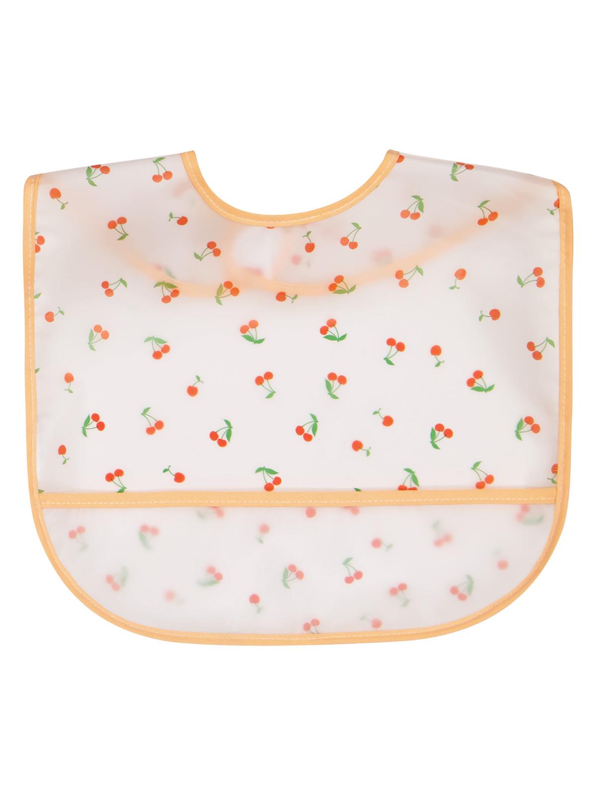 Civil Baby Kiraz Baskılı 2 Li Mama Önlüğü - Ekru