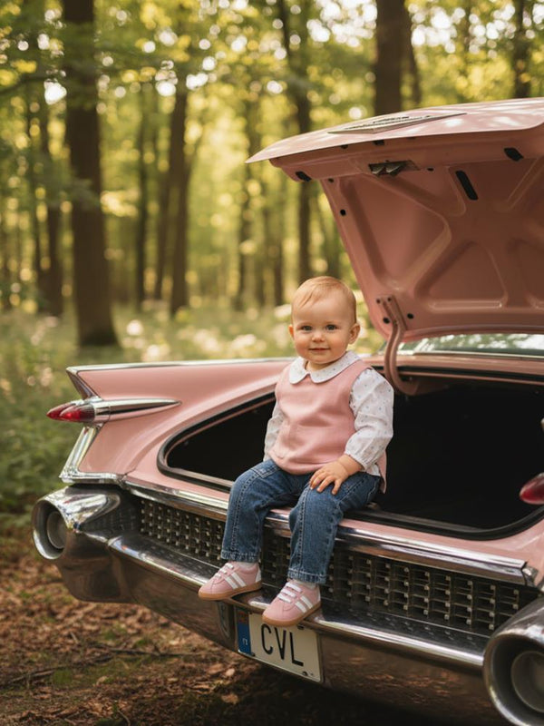 Civil Baby Triko Süveter 3'lü Set 6-18 Ay Takım - Pembe