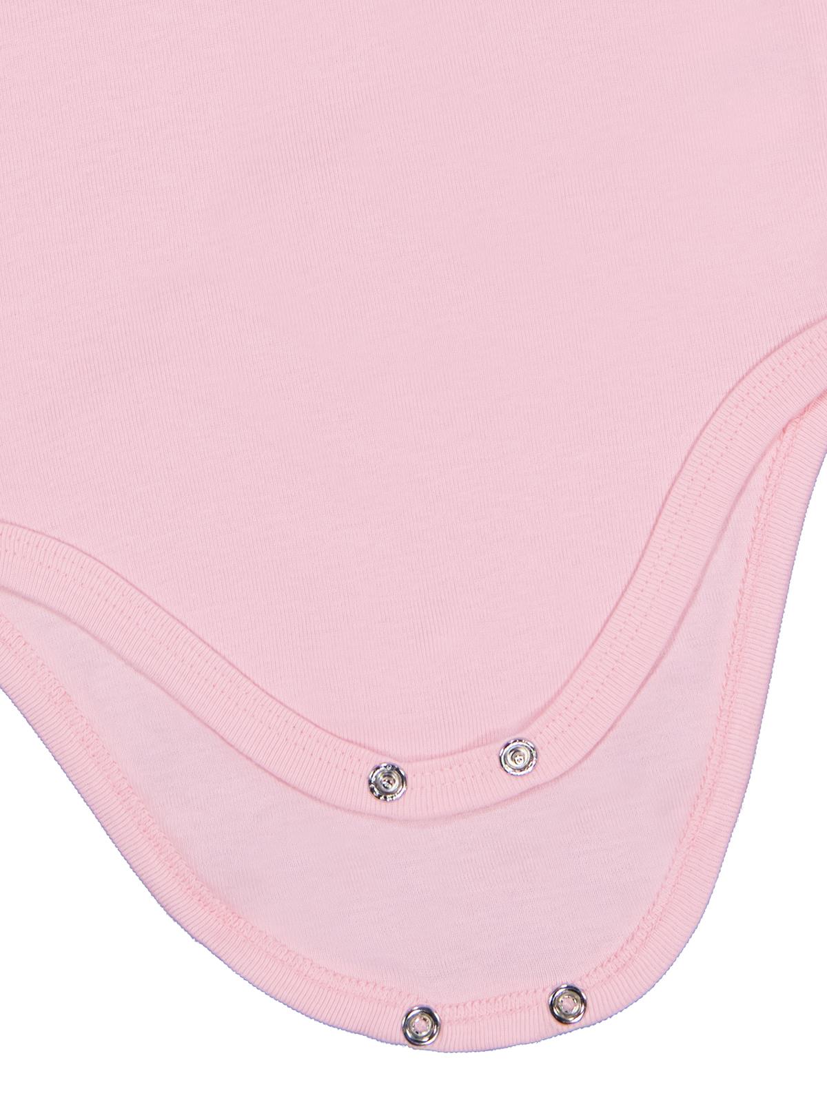 Civil Baby Düz Renkli Uzun Kol 12-36 Ay Çıtçıtlı Badi - Pembe