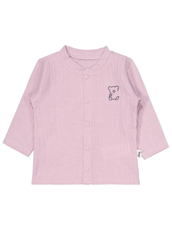 Civil Baby Ayıcık Baskılı 1-9 Ay Pijama Takımı - Pembe