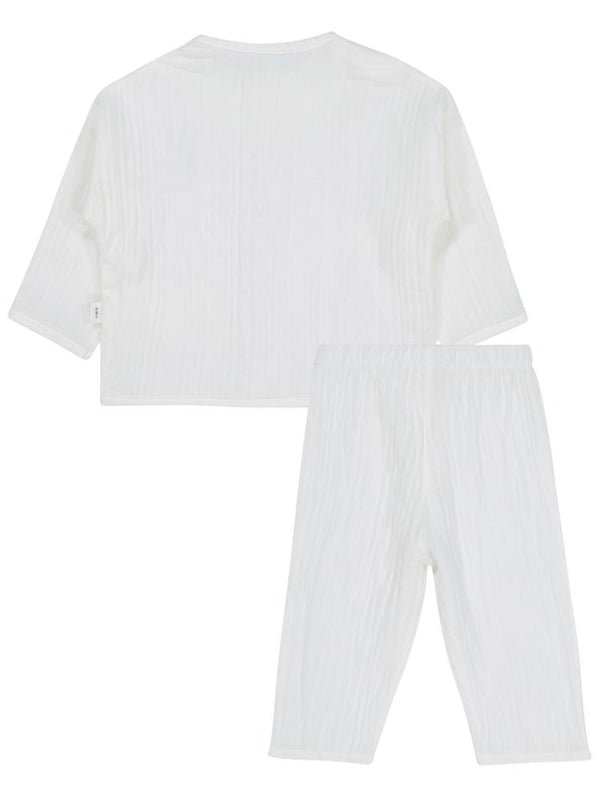 Civil Baby Ayıcık Baskılı 6-18 Ay Takımı - Ekru