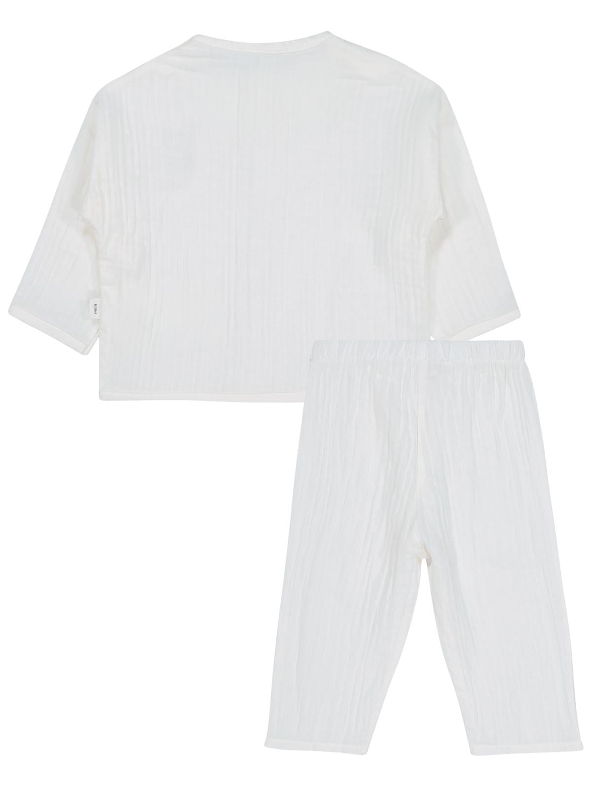 Civil Baby Ayıcık Baskılı 6-18 Ay Takımı - Ekru