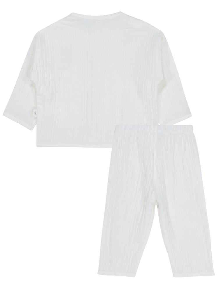 Civil Baby Ayıcık Baskılı 6-18 Ay Takımı - Ekru