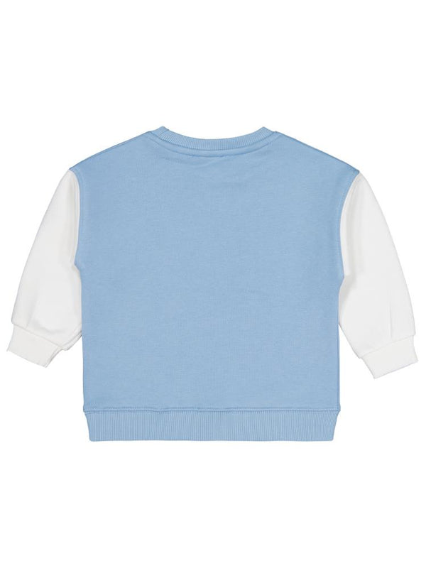 Civil Girls Paris Baskılı 2-5 Yaş Sweatshirt - Mavi