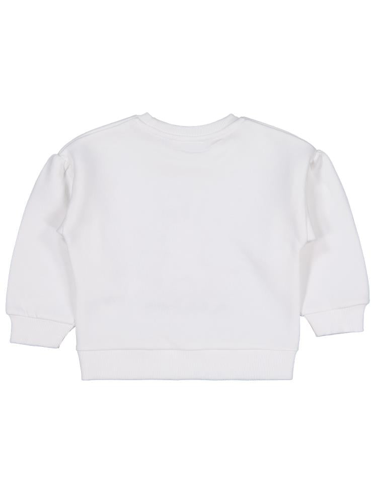 Civil Girls Tavşan Nakışlı 2-5 Yaş Sweatshirt - Ekru